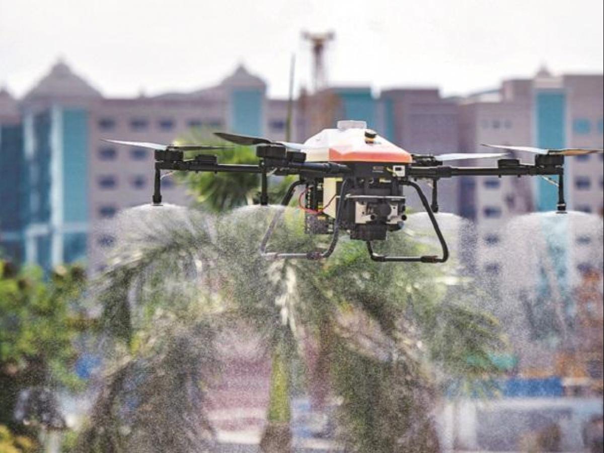 Start-Up Develops Drone to Disinfect Large Event Venues